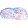 imageCrocs Kids Classic Marbled TieDye ClogWhitePink