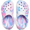 imageCrocs Kids Classic Marbled TieDye ClogWhitePink