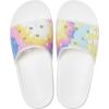 imageCrocs Unisex Adult Classic Graphic Slide SandalWhiteMulti Tiedye