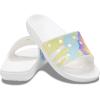 imageCrocs Unisex Adult Classic Graphic Slide SandalWhiteMulti Tiedye