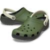 imageCrocs Unisex Adult Classic Retro Sport Slip On ClogsArmy Green