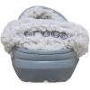imageCrocs UnisexAdult Classic Fleece Lined Clogs Fuzzy Slippers for Women and MenConcrete