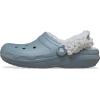 imageCrocs UnisexAdult Classic Fleece Lined Clogs Fuzzy Slippers for Women and MenConcrete