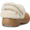 imageCrocs UnisexAdult Classic Unfurgettable Lined Clogs Fuzzy SlippersSepia Vegan Suede