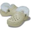 imageCrocs Womens Classic Lined Platform ClogsBone Fuzzy
