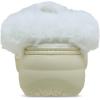 imageCrocs Womens Classic Lined Platform ClogsBone Fuzzy