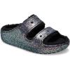imageCrocs Womens Classic Marbled Tiedye ClogsBlackMulti Glitter