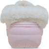 imageCrocs Womens Classic Platform FuzzLined ClogsPink Milk Fuzzy