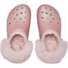 imageCrocs Womens Classic Platform FuzzLined ClogsQuartz Glitter