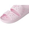 imageCrocs unisexadult Classic Sandals 20 With Floral Cutout DesignPink Milk