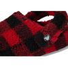 imageCrocs unisexchild Classic Cozzzy SlippersBuffalo PlaidBlackVarsity Red