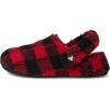imageCrocs unisexchild Classic Cozzzy SlippersBuffalo PlaidBlackVarsity Red