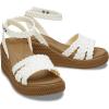 imageCrocs womens Brooklyn Ankle Strap WedgesChalk