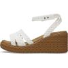 imageCrocs womens Brooklyn Ankle Strap WedgesChalk