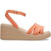 imageCrocs womens Brooklyn Ankle Strap WedgesGrapefruit