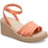 imageCrocs womens Brooklyn Ankle Strap WedgesGrapefruit