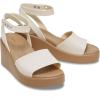 imageCrocs womens Brooklyn Ankle Strap WedgesSandstoneSepia