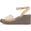 imageCrocs womens Brooklyn Ankle Strap WedgesShitake