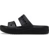 imageCrocs womens Via Platform SandalBlack