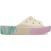 imageCrocs Womens Classic Marbled Tiedye ClogsVanillaMulti