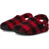 imageCrocs unisexchild Classic Cozzzy SlippersBuffalo PlaidBlackVarsity Red