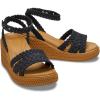 imageCrocs womens Brooklyn Ankle Strap WedgesBlack