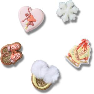 imageCrocs Jibbitz Seasonal ampamp Christmas Holiday Shoe Charm PacksFigure Skating 5Pack