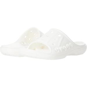 imageCrocs UnisexAdult Baya Slide SandalsWhite