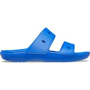 imageCrocs UnisexAdult Classic TwoStrap Slide SandalsBlue Bolt