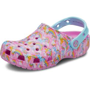 imageCrocs UnisexChild Classic Lisa Frank Clogs Kids and Toddler ShoesTaffy Pink