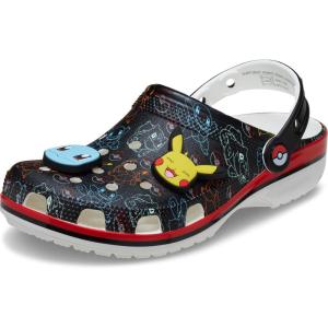 imageCrocs UnisexChild Classic Pokemon Clogs Kids and Toddler ShoesPikachu  Friends