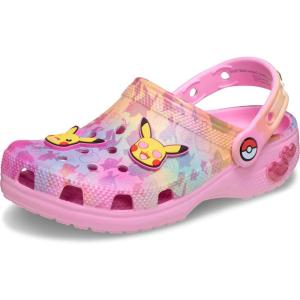 imageCrocs UnisexChild Classic Pokemon Clogs Kids and Toddler ShoesPink Pikachu