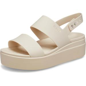imageCrocs Womens Brooklyn Low Wedge SandalsSandstone