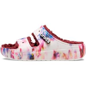 imageCrocs Womens Classic Marbled Tiedye ClogsGarnetMulti