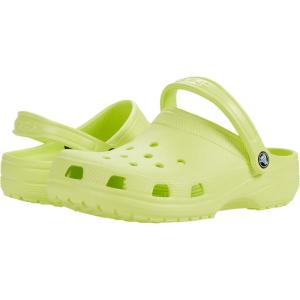 imageCrocs Womens Classic Marbled Tiedye ClogsLime Zest