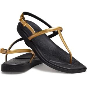 imageCrocs womens Miami Thong SandalMetallic Black