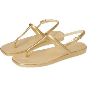 imageCrocs womens Miami Thong SandalMetallic Gold
