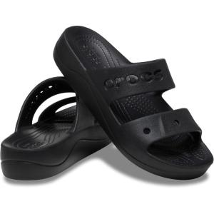 imageCrocs womens Via Platform SandalBlack
