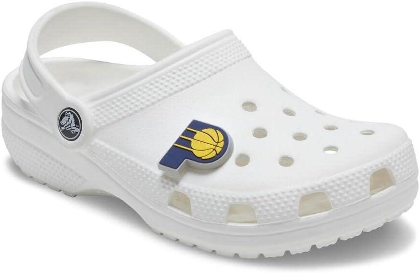 imageCrocs UnisexAdult Jibbitz Shoe Charms  NBA Basketball Team Shoe Charm Singles Sports Charms for Boys and GirlsIndiana Pacers