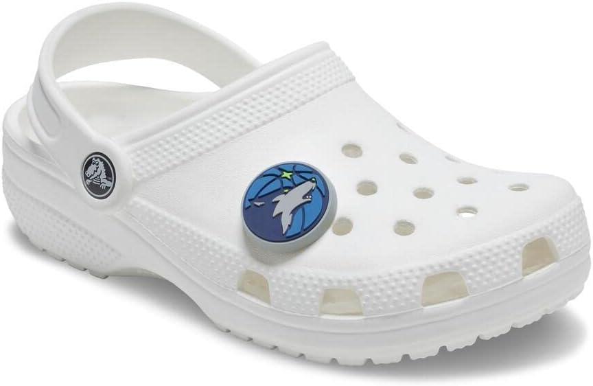 imageCrocs UnisexAdult Jibbitz Shoe Charms  NBA Basketball Team Shoe Charm Singles Sports Charms for Boys and GirlsMinnesotatimberwolves