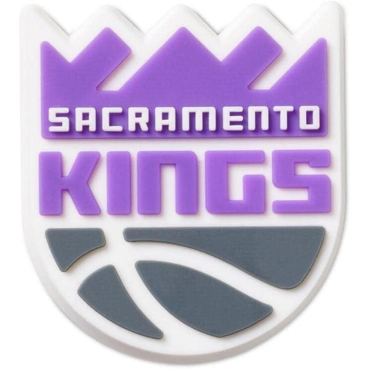 imageCrocs UnisexAdult Jibbitz Shoe Charms  NBA Basketball Team Shoe Charm Singles Sports Charms for Boys and GirlsSacramento Kings