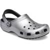 imageCrocs UnisexAdult Classic Glitter ClogsSilver Metallic
