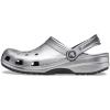 imageCrocs UnisexAdult Classic Glitter ClogsSilver Metallic