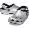 imageCrocs UnisexAdult Classic Glitter ClogsSilver Metallic