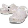 imageCrocs UnisexAdult Classic Glitter ClogsWhiteMulti