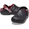 imageCrocs UnisexAdult Classic Lined ClogBlackRed