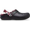 imageCrocs UnisexAdult Classic Lined ClogBlackRed