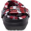 imageCrocs UnisexAdult Classic Lined ClogBlackRed