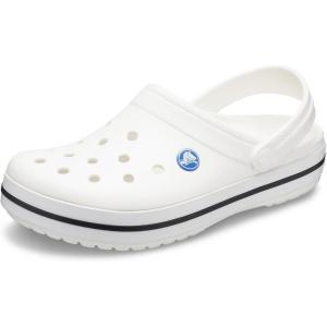 imageCrocs Unisex Adult Crocband ClogWhiteBlack