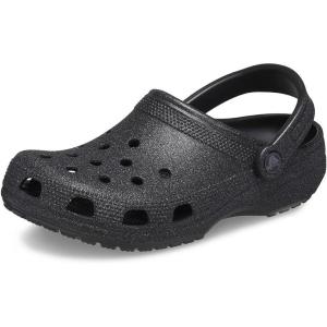 imageCrocs UnisexAdult Classic Glitter ClogsBlack Glitter